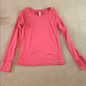 Dry fit pink long sleeve